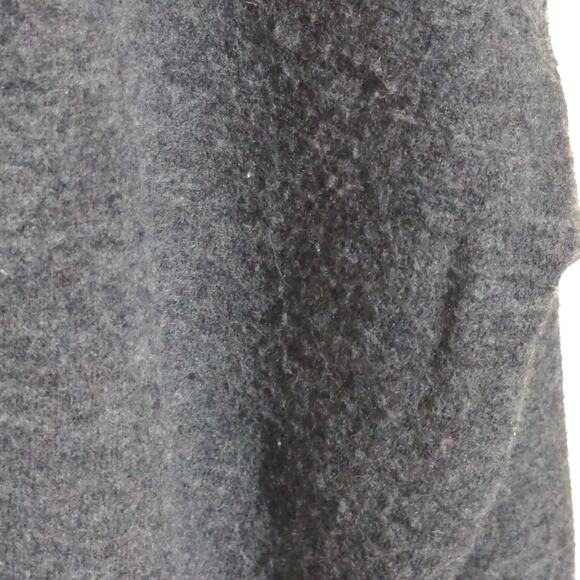 Jenni Kayne Charcoal Gray Marina Pullover Sweater Merino Wool Cashmere Blend - M - Picture 2 of 9